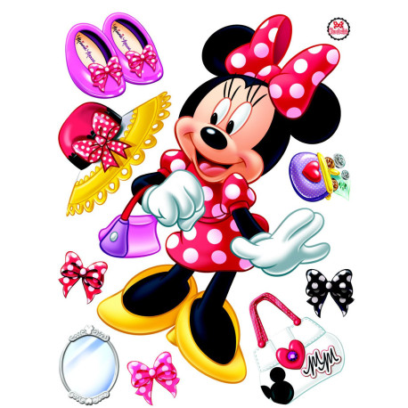 Stickers géant La Boutique de Minnie Mouse Disney