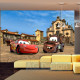 Papier peint XXL intisse Flash Mcqueen et Martin Cars Disney 360X255 CM
