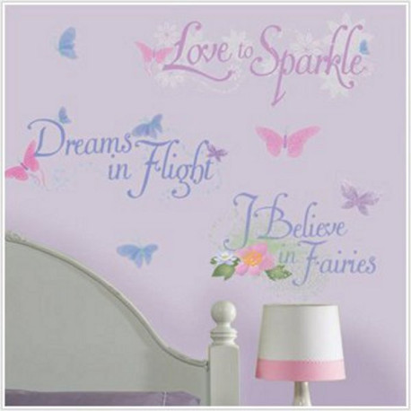 Stickers phrase Clochette et le Secret des fées Disney Fairies