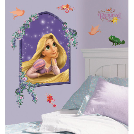Stickers Portrait Princesse Raiponce Disney