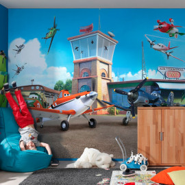 Papier peint Planes Aéroport Disney Pixar 368X254 CM