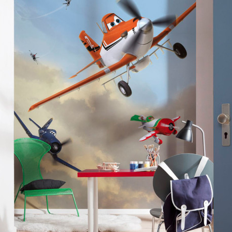 Papier peint Dusty & Skipper Planes Disney Pixar 184X254 CM