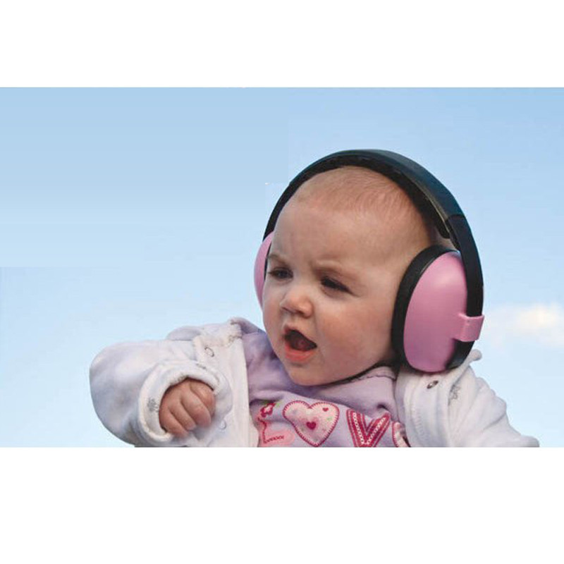 Casque anti-bruit bébé lilas Banz