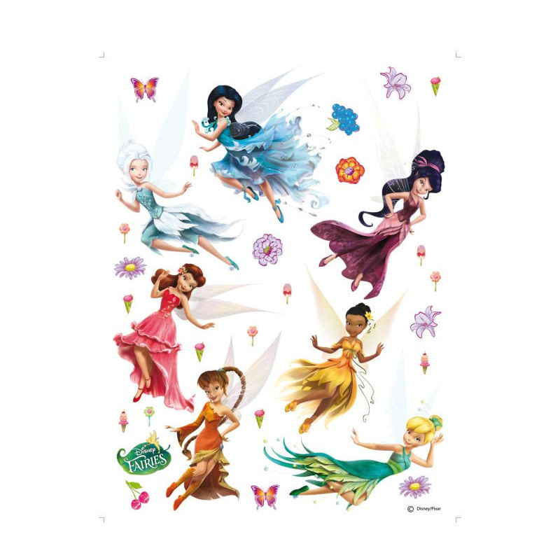 Stickers Fée Clochette La Vallée du printemps Disney fairies  Sticker sur  Découvrez les stickers et et décalcos pour enfant sur Déco de Héros