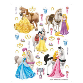 31 Stickers géant Chevaux et Princesse Disney