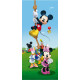 Poster porte La Maison de Mickey et ses Amis Disney intisse 90X202 CM
