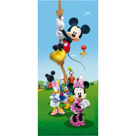 Poster porte La Maison de Mickey et ses Amis Disney intisse 90X202 CM