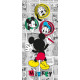 Poster porte Dessin Mickey Mouse Disney intisse 90X202 CM