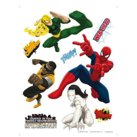 Stickers géant Team Spiderman Marvel