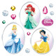 23 Stickers pour vitre Princesse Disney
