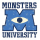 Stickers Géant Logo Monstres Academy Disney