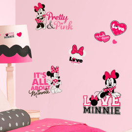 Stickers Phrases Minnie Mouse Disney