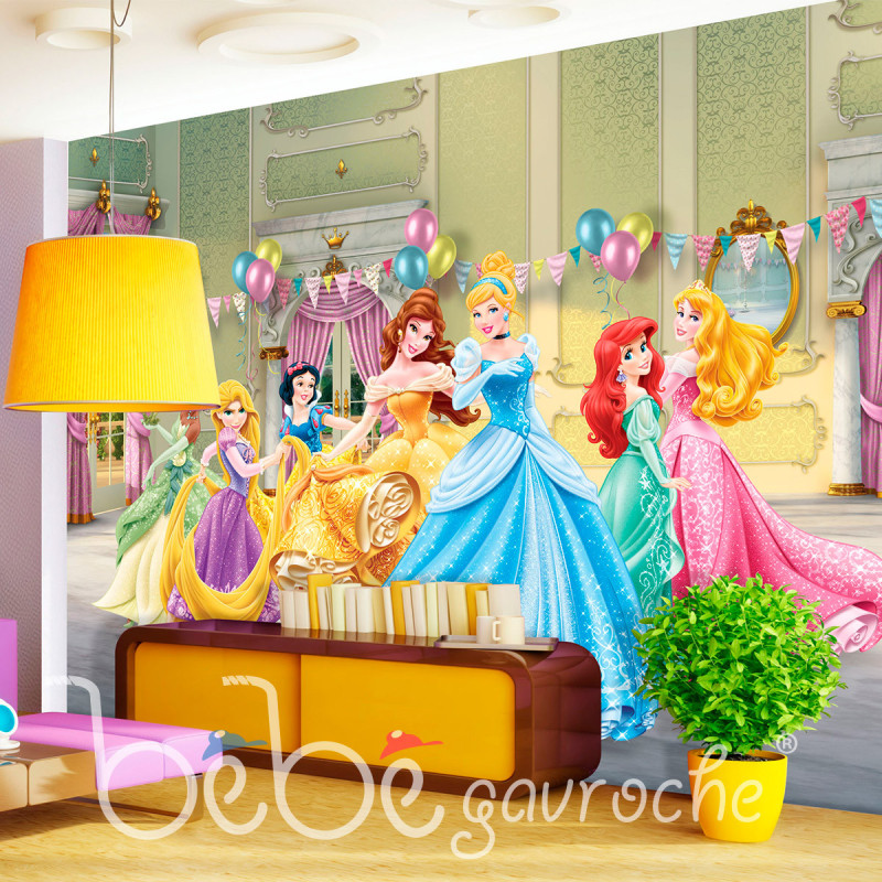 Papier peint XXL intisse Anniversaire Princesse Disney 360X270 CM