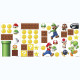45 Stickers Mario Bros Nintendo