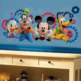 Sticker géant Mickey Mouse et ses amis Disney