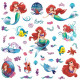 43 Stickers géant Ariel La Petite Sirène Disney