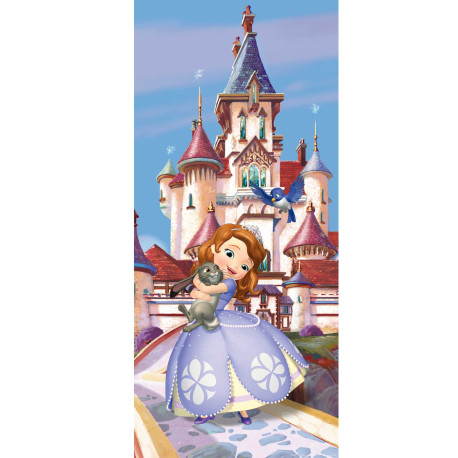 Poster porte Princesse Sofia Disney intisse 90X202 CM