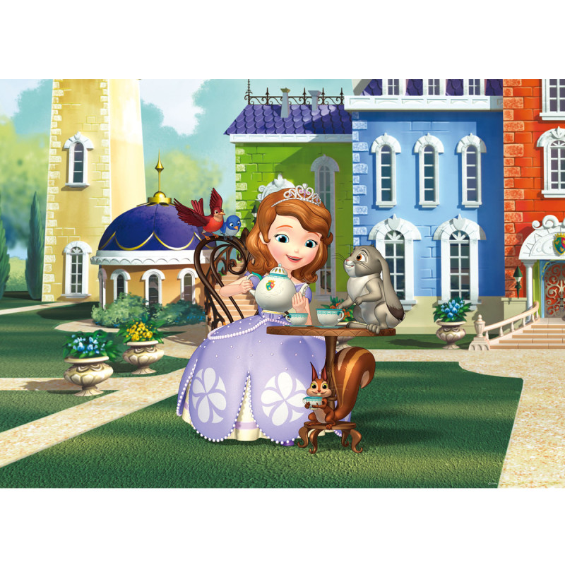 Poster XXL intisse Château Princesse Disney 155X115 CM  Poster sur Papier  peint pour enfant sur Déco de Héros