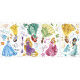 37 Stickers Princesses Disney Royal Repositionnables