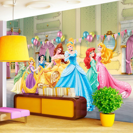 Carte anniversaire princesses Disney invitation numérique