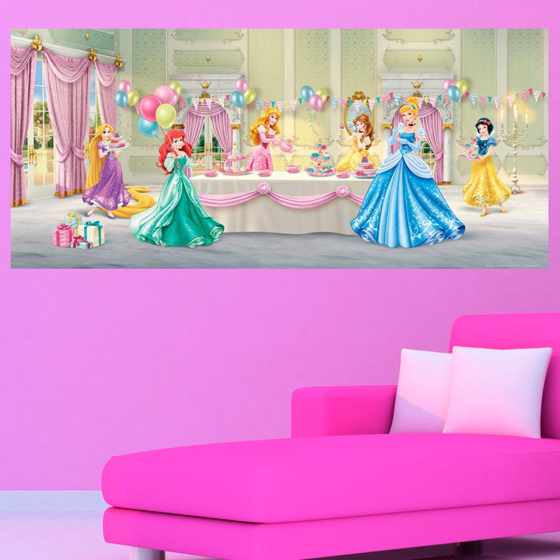 Décoration personnalisée princesse et paillettes poster géant pour  anniversaire thème princesse et paillettes