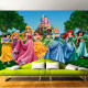 Papier peint Château et Princesses Disney 360X255 CM