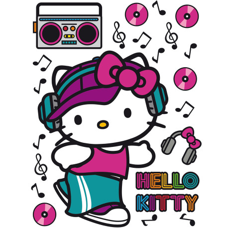 Stickers géant Hello Kitty Street Sanrio