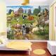 Papier peint enfant animaux de la ferme Walltastic 305X244 CM