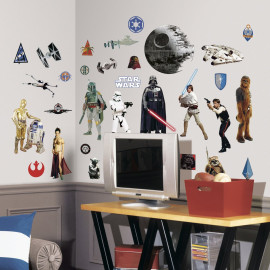 31 Stickers Star Wars Trilogie 