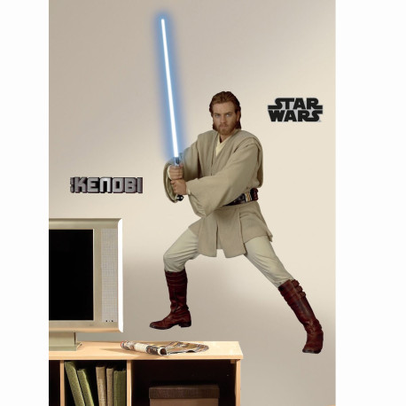 Stickers Géant Obi Wan Kenobi (Ewan Mcgregor) Star Wars