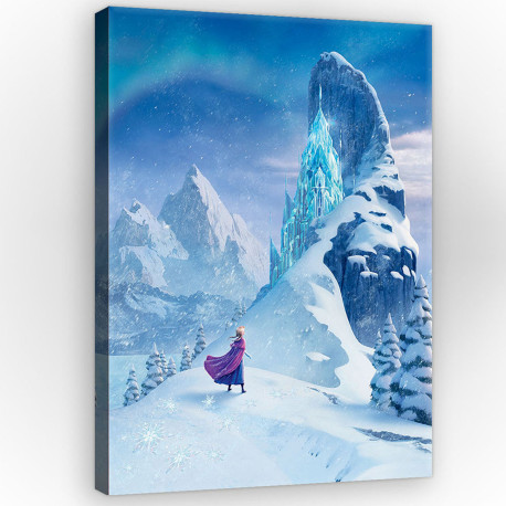 Tableau film Anna La Reine des Neiges Disney - 60 x 40 cm
