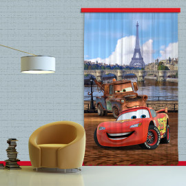 Rideaux Cars à Paris Disney-Occultant : 140x245 cm
