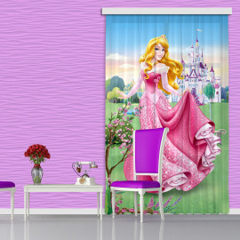 Rideaux Princesse Aurore Disney-Occultant : 140x245 cm