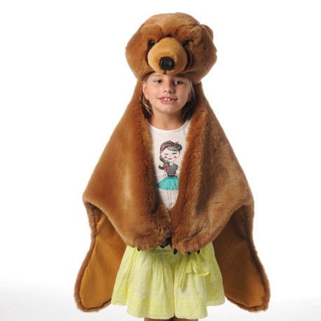 Déguisement peau d'ours brun en peluche ultra doux - Ratatam - Mixte -  Intérieur - 100% Polyester - Cdiscount Jeux - Jouets