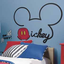 Sticker géant les oreilles de Mickey Mouse Disney