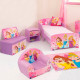 Banc & Coffre à jouets en tissu Pliable Princesse Disney 