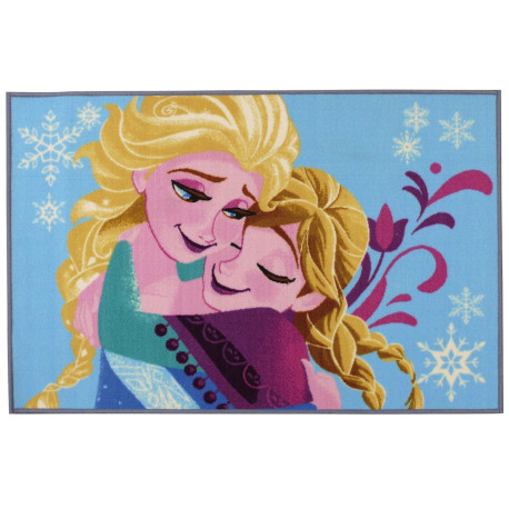 Tapis Anna et Elsa Câlin La reine des neiges Disney