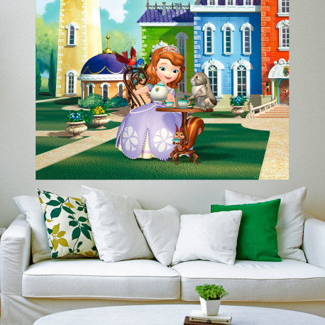 Poster XXL intisse Princesse Sofia Disney 160X115 CM