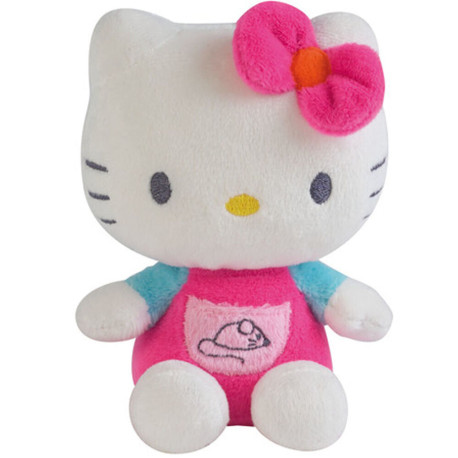 Doudou samrio Personnage Rose hello kitty Hochet