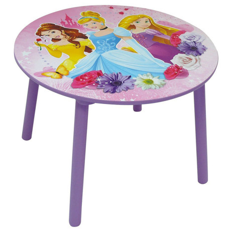 Table ronde Princesse Disney Fleurs