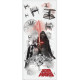 Stickers géant Star Wars Kylo Ren & Stormtroopers 