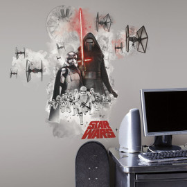 Stickers géant Star Wars Kylo Ren & Stormtroopers 