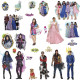 24 Stickers personnages Les Descendants Disney
