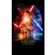Poster géant intissé affiche Episode VII Le Réveil de la Force Star Wars