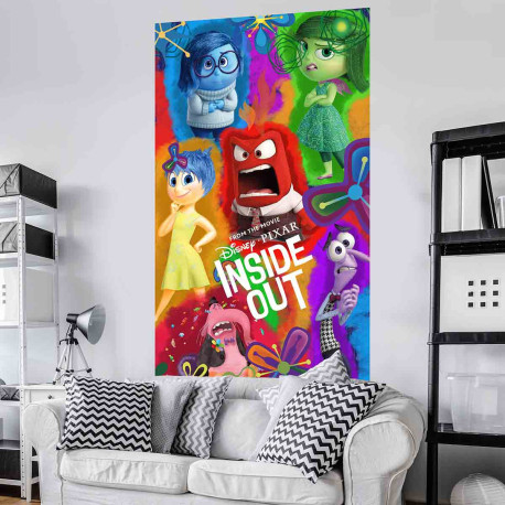 Poster géant intissé Vice Versa Disney Pixar  Poster sur Papier peint pour  enfant sur Déco de Héros