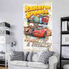 Poster géant intissé Cars Disney 120x200cm