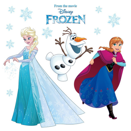 Stickers Elsa, Anna et Olaf La Reine des Neiges 2 Disney Aquarelles   Sticker sur Découvrez les stickers et et décalcos pour enfant sur Déco de  Héros