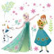 Stickers pour fenetre La Reine des Neiges Printemps Disney Frozen