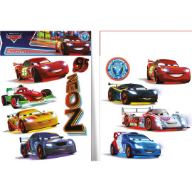 11 Stickers repositionnables Cars Disney