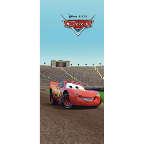 Poster porte Cars Flash Mc Queen Disney intisse 90X202 CM